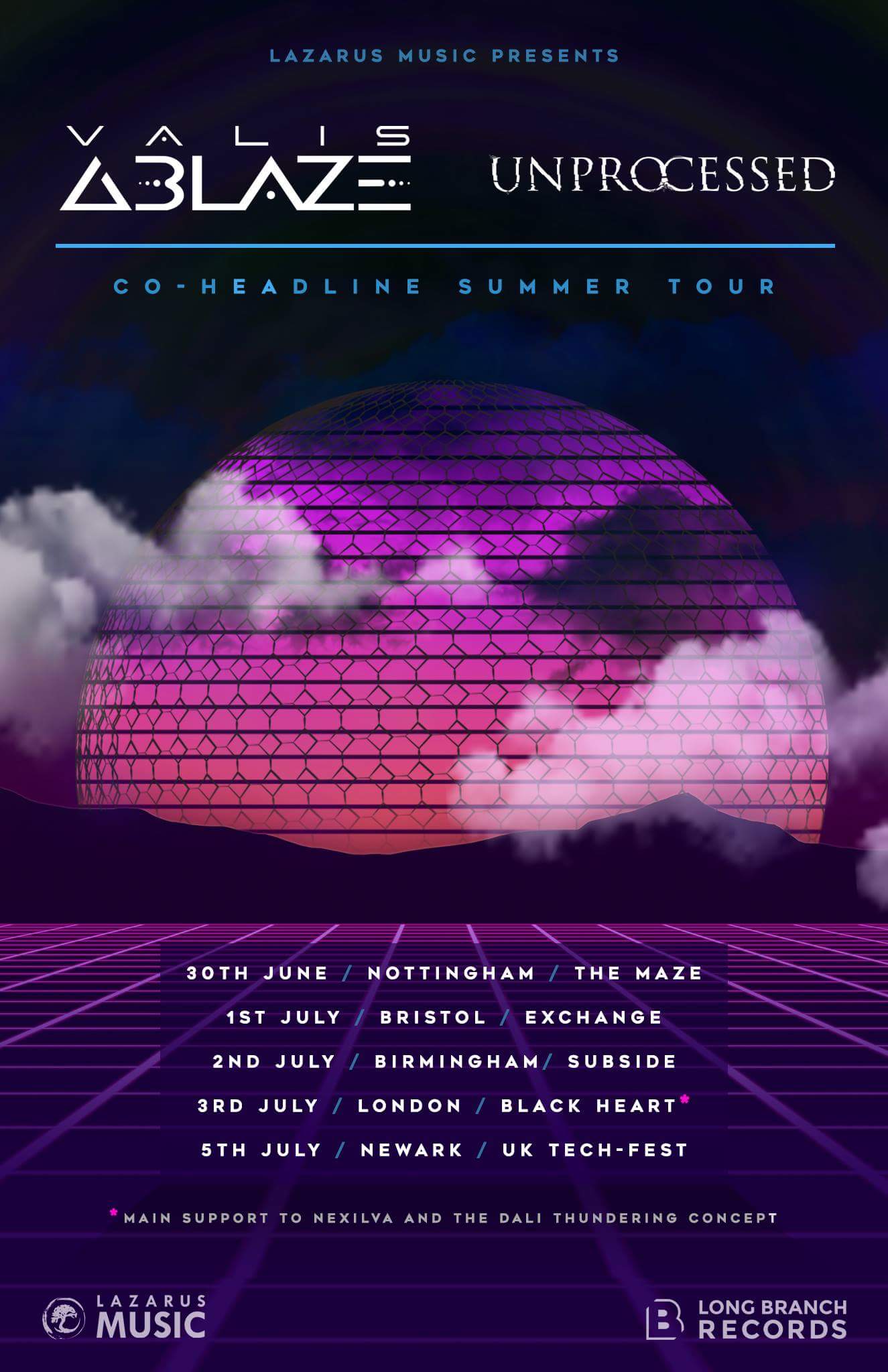 NEWS Unprocessed July Tour Metal Noise